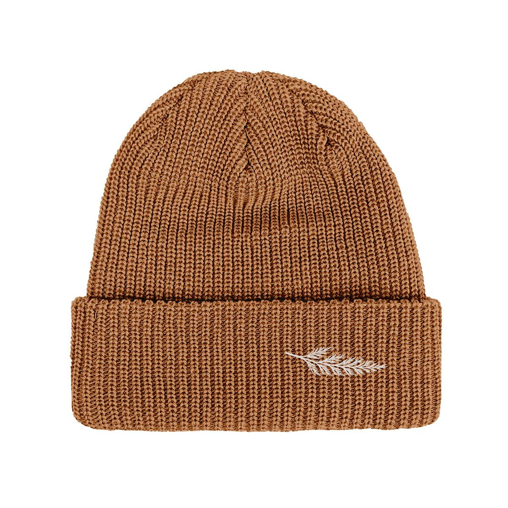 The Cedar Beanie — colour detail